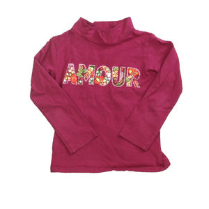 Du Pareil Girls Magenta Turtleneck size: 4T